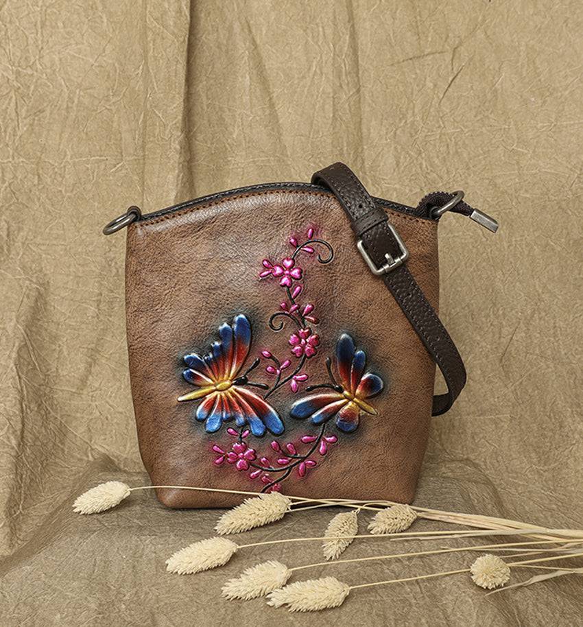 Leather Small Crossbody Bag For Women Mini iPhone Purse - Rosetta Creative Boutique